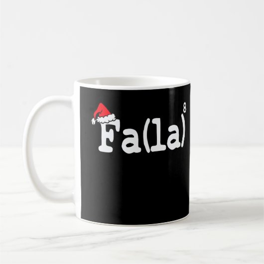 Mug Fa La 8 Shirt - Maîtrise Enseignant Noël Fa La (Gauche)