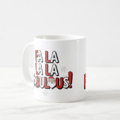 Mug Fa La La Fabulous ! 🎅 ✨ (Devant gauche)
