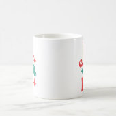 Mug Fa La La - Festive vacances Typographie Design (Centre)