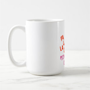 Mug Fa La La La Mingo Flamant rose Pour Noël Noël