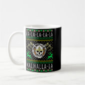 Mug Fa-la-la-la Valhalla-la Viking God Ugly Christmas (Gauche)