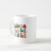 Mug Fa la la Retro Vacances de Noël Super (Devant gauche)
