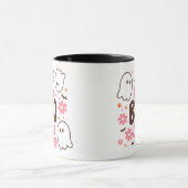 Mug Fab BOO Lous Mignons Fantômes Blanc Halloween (Centre)