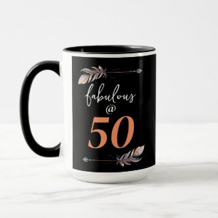 Mug Fab @ Fête d'anniversaire 50 ans Décoration Flèche
