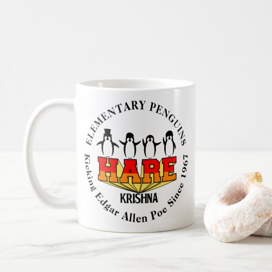 Mug Fab Four Écoliers Manchots (Avec donut)