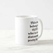 Mug Fabric Lover Quilter Humor Quote Personalized Name (Devant droit)