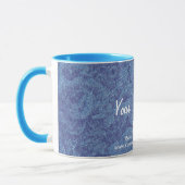 Mug Fabric, votre texte ici (Gauche)