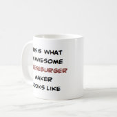 Mug fabricant de cheeseburger, génial (Devant gauche)