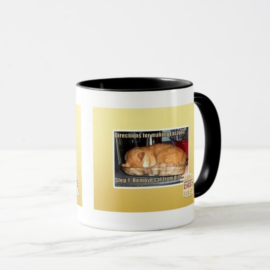 Mug Fabrication du lasagne (Devant droit)