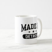 Mug Fabriqué À Détroit (Devant droit)