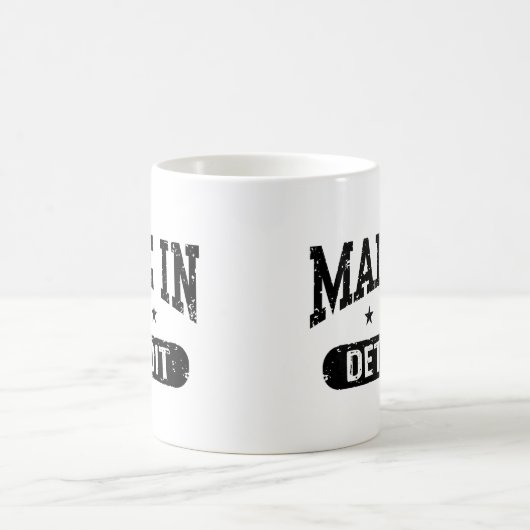 Mug Fabriqué À Détroit (Centre)