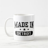 Mug Fabriqué À Détroit (Gauche)