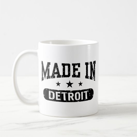 Mug Fabriqué À Détroit (Gauche)