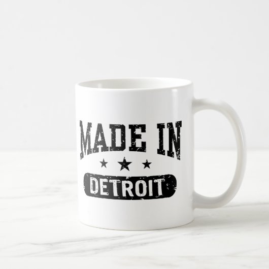 Mug Fabriqué À Détroit (Droite)