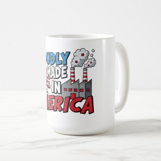 Mug Fabriqué aux États-Unis (Devant droit)