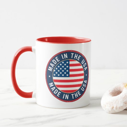Mug Fabriqué aux Etats-Unis (Avec donut)