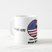 Mug Fabriqué aux Etats-Unis - The Buck Stops Here! (Devant gauche)