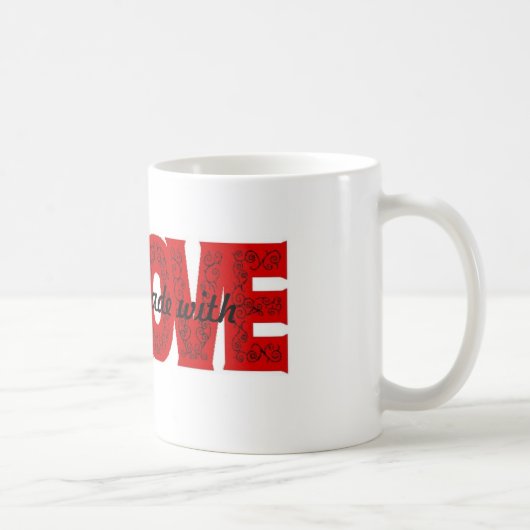 Mug Fabriqué avec amour (Droite)