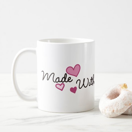 Mug Fabriqué avec amour (Avec donut)