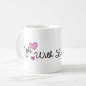 Mug Fabriqué avec amour (Devant gauche)