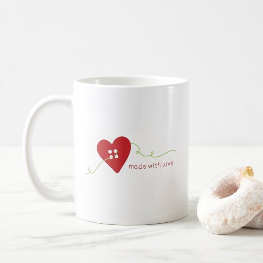 Mug Fabriqué avec amour (Avec donut)
