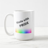 Mug Fabriqué avec fierté (Gauche)