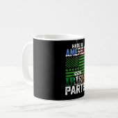 Mug Fabriqué en Amérique avec des pièces irlandaises S (Devant gauche)