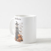 Mug Fabriqué en Encre Elixir : Halloween Witch Customi (Devant gauche)