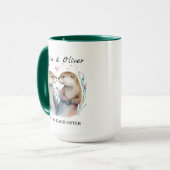 Mug Fabriqué pour chaque Otter Love Valentine's Day (Devant gauche)