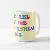 Mug Fabriqué pour Michael gros mots d'amour (Devant droit)