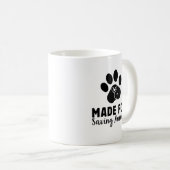 Mug Fabriqué pour sauver les animaux de compagnie patt (Devant droit)