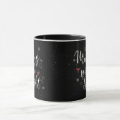 Mug Fabriquer des esprits brillants Noir Blanc mignon  (Centre)