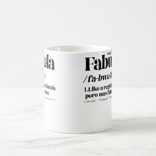 Mug Fabuela Fabulosa Definition (Centre)