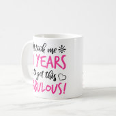 Mug Fabuleux 21e anniversaire (Devant gauche)