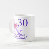Mug Fabuleux 30e anniversaire (Devant gauche)