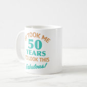 Mug Fabuleux 50e anniversaire (Devant gauche)