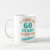 Mug Fabuleux 60e anniversaire (Gauche)