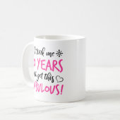 Mug Fabuleux 60e anniversaire (Devant gauche)