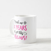 Mug Fabuleux 80e anniversaire (Devant gauche)