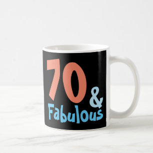 Mug Fabuleux Black Retro Anniversaire