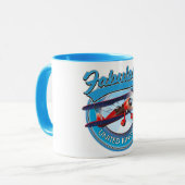 Mug Fabuleux patch de voyage au Royaume-Uni. (Devant gauche)