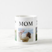 Mug Fabulous Mom Family Photo Collage Moderne (Centre)