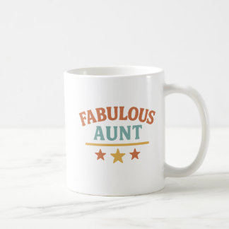 Mug Fabulous Tante - Funny Retro les années 70 Style C