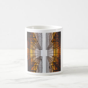 Mug façade d'architecture bâtiments fenêtres