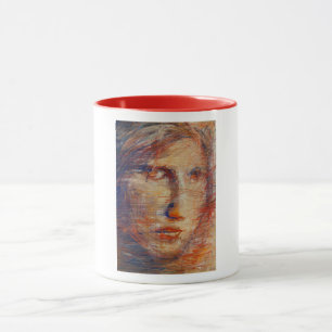 Mug Face Abstraite