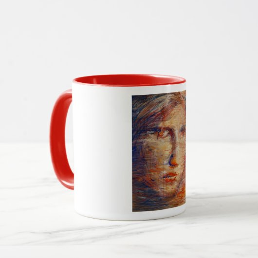 Mug Face Abstraite (Devant gauche)