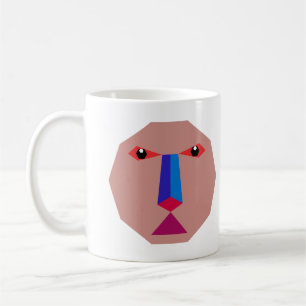 Mug Face Abstraite