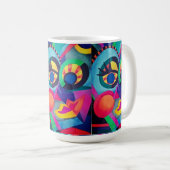 Mug Face Abstraite #2 (Devant droit)