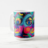 Mug Face Abstraite #2 (Devant gauche)