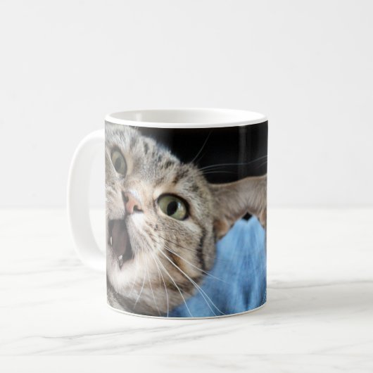 Mug Face confuse de chat (Devant gauche)